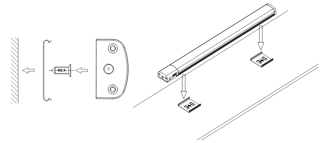 КСС LED Lania 1020 | Линейный светодиодный светильник без сенс. 1000х25х14, блок питания 36Вт, 12V, 15 Вт, 4000К, 1100Лм  — GLS