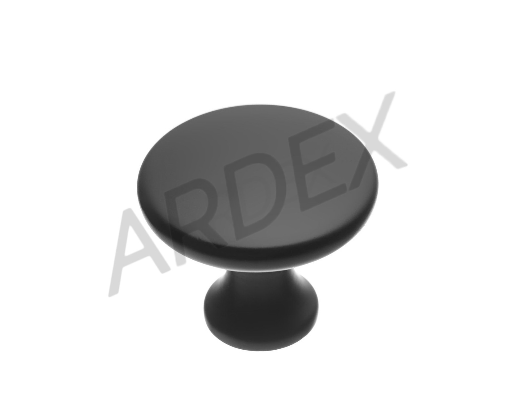 Мебельная фурнитура Ардекс (Ardex) -кнопка d-30мм 801 Черная .