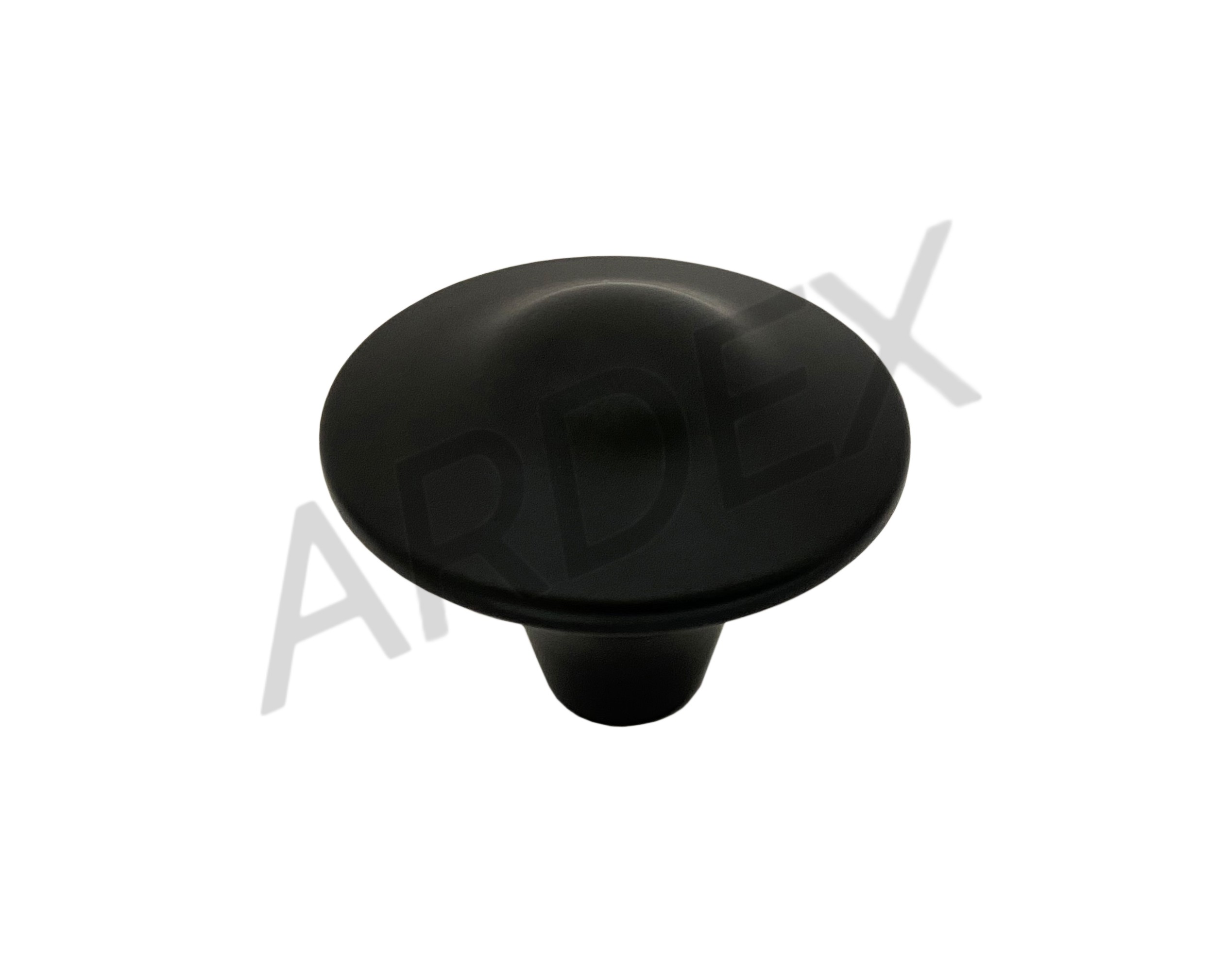 Мебельная фурнитура Ардекс (Ardex) -кнопка Черный матовый .