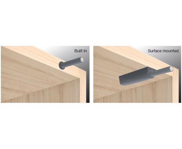 Толкатель Touch Latch с резиновым наконечником, Белый
