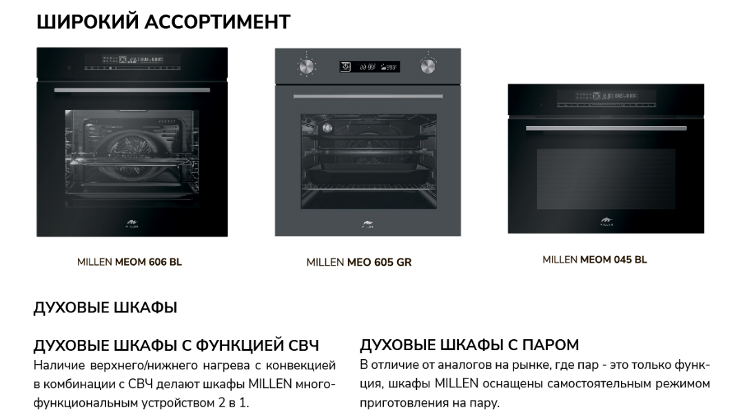 Новый премиальный бренд техники Millen