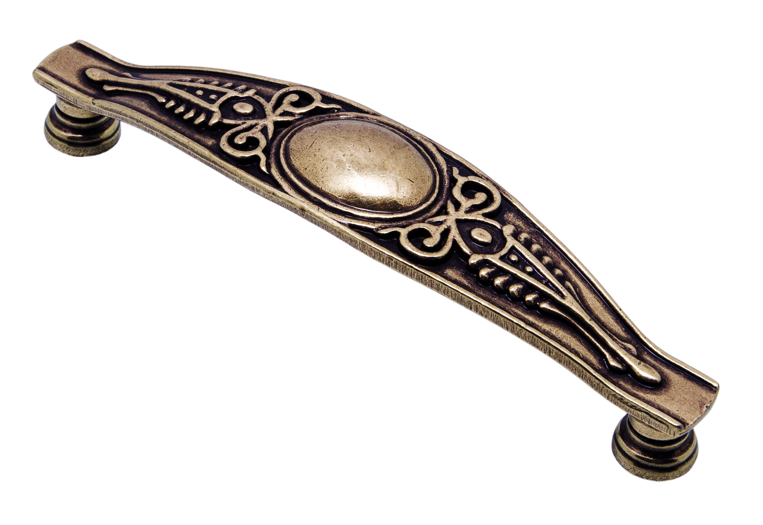 Ручка-скоба L-96мм античная бронза